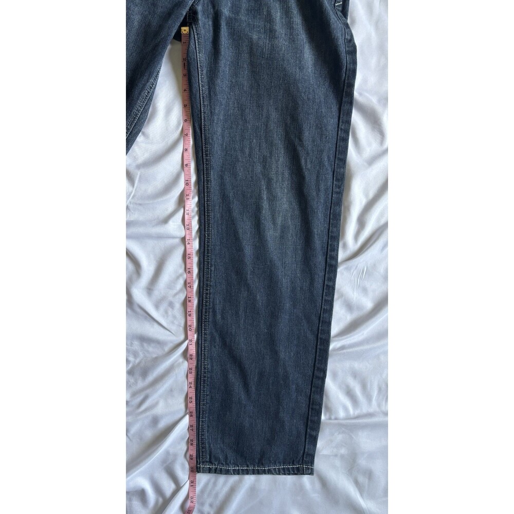 Southpole premium vintage loose fit embroidery jeans y2k style Size 36 - Picture 13 of 15
